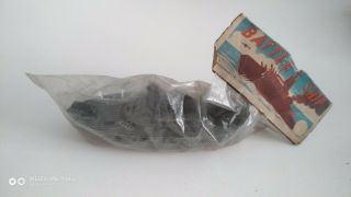 Pop Pop Catcher Battle Ship Japan Tin Toy In Bag From The 1960 