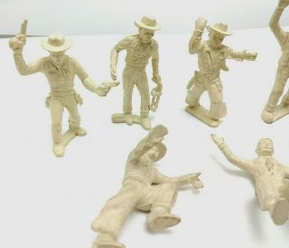 1950 ' s Roy rogers & Western Marx Playset 60 MM Cowboy Figures Matched Color 3