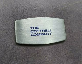 Vintage Zippo The Cottrell Company Advertising Folding Pocket Knife Nail File