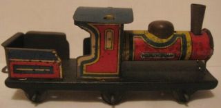 Old Miniature Tin Japan Penny Toy Train Locomotive Engine