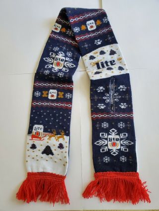 Miller Lite Ugly Christmas Sweater Pet Scarf
