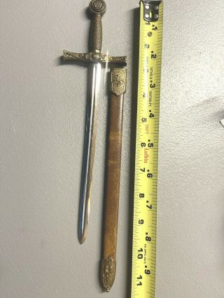 Miniature Sword Excalibur King Arthur Letter Opener Replicas 9 "