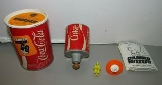 Vintage Mattel Canned Wizzzer Coca - Cola Coke 1970 Complete Look
