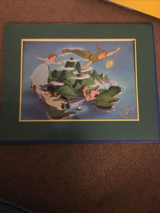 Walt Disneys Peter Pan Exclusive Commemorative Lithograph