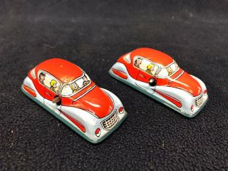 B.  Shackman & Co Ny Tin Litho Windup Toy Cars,  Made In Hungary