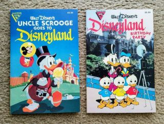 Disneyland Birthday Party & Uncle Scrooge Goes To Disneyland By Gladstone Comics