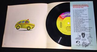 Walt Disney Disneyland Record Little Golden Book - The Taxi That Hurried