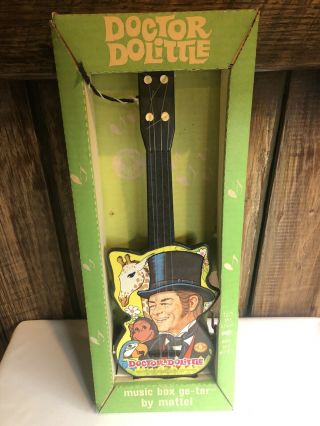 Vintage 1967 Mattel Doctor Dolittle Guitar - Carrying Strap Is Broken