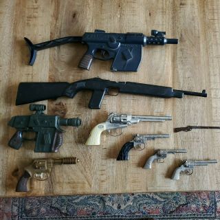 Vintage Toy Rifles And Hand Guns One Mini