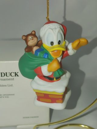 Grolier Disney Christmas Ornament Dated 1994 Donald Duck