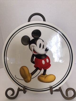 Disney Mickey Mouse 9” Round Ceramic Trivet 3