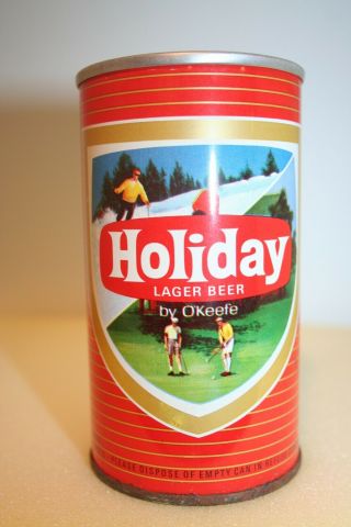 Holiday Lager Beer 12 Oz.  Ss Pull Tab From Toronto,  Canada