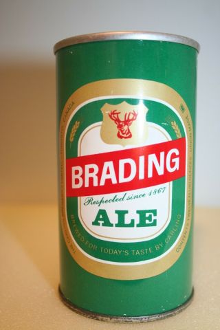 Brading Ale 12 oz.  SS pull tab from Toronto,  Canada 3
