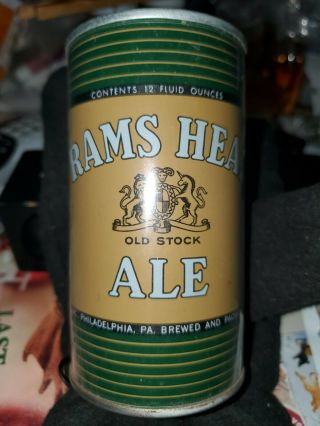 Rams Head Old Stock Ale,  Pull Tab Beer Can