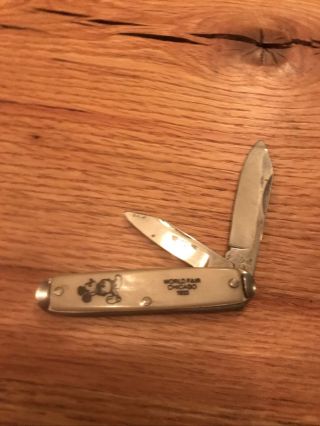 Vintage 1933 Chicago Worlds Fair Mickey Mouse Pocket Knife