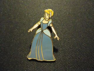 Disney Cinderella Standing In Blue Gown Pin