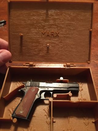 Vintage Marx Us Army.  45 Automatic Historic Miniature Gun Toy