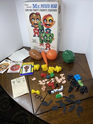 Mr.  Potato Head And His Friends 1960s Hasbro Box Vintage Toys Hasbro