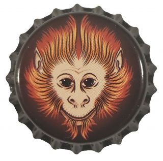 100 Monkey Home Brew Brew Beer Bottle Crown Caps Decoration Art Crafts