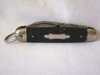 Vintage 4 Blade Imperial Kamp King Boy Scout Folding Pocket Knife,  Prov.  Ri Usa
