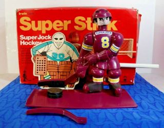 Schaper By Irwin Toys Stick Hockey Game Jock Toy Vintage 1976