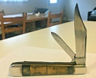 Antique Canton Cutlery Co.  U.  S.  A.  Celluloid Jack Pocket Knife And