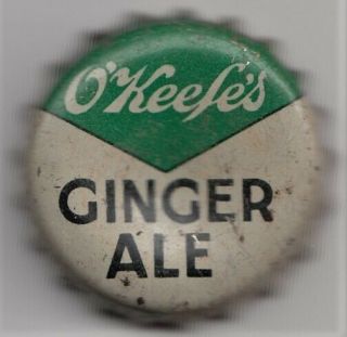 O’keefe’s Prohibition Era Soda – Cork Lined Crown – Ginger Ale – Toronto,  Canada