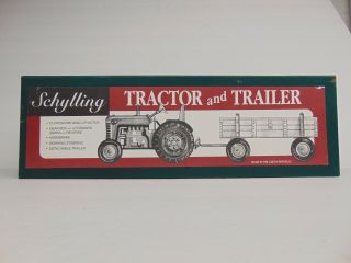 Schylling Tin - Litho Tractor & Trailer Wind - Up Toy,  - SHIPS 2