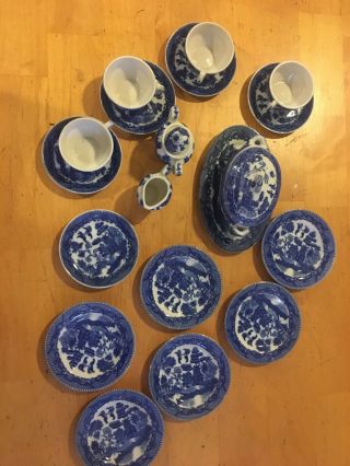 Blue Willow Vintage Children’s Play Dishes