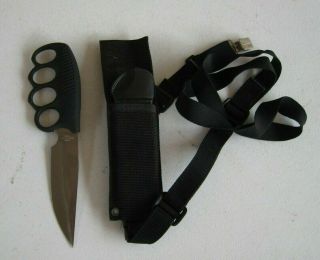 United Cutlery Uc784 Tactical Knife With Sheath Great Shape Sharp