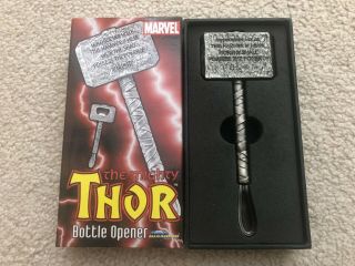 Thor Mjolnir Hammer Marvel Comics Metal Sculpted Bottle Opener Diamond