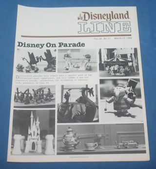 Vintage Disneyland Line Vol 15 No.  11 March 17,  1983 Cast Member Item