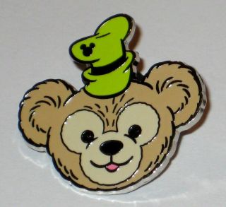 2013 Hidden Mickey Duffy Bear Hats Goofy Green Disney Pin Authentic Wdw