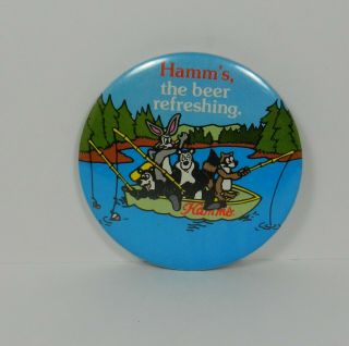 Vintage Pinback Button Hamm 