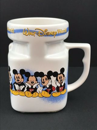 Walt Disney World Magic Kingdom Coffee Mug - Mickey Ceramic Hot Tea Soup Cup