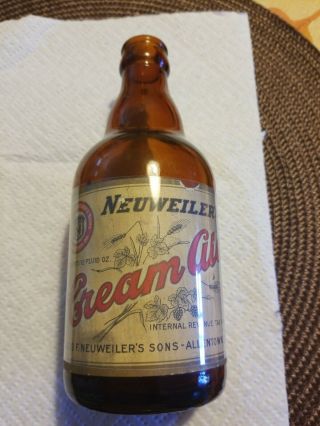 Neuweiler Cream Ale 12 Oz,  Stubby.  Irtp Label 3