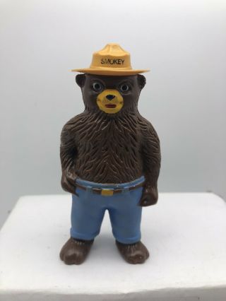 Vintage Dakin Smokey The Bear Figure 4 1/2 Inches
