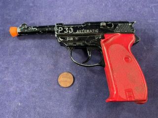 Antique Vintage Toy Revolver Cap Gun Pistol - P38 Automatic Lone Star