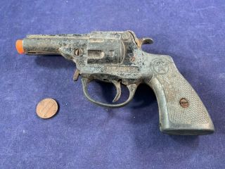 Antique Vintage Toy Revolver Cap Gun Pistol - Trooper