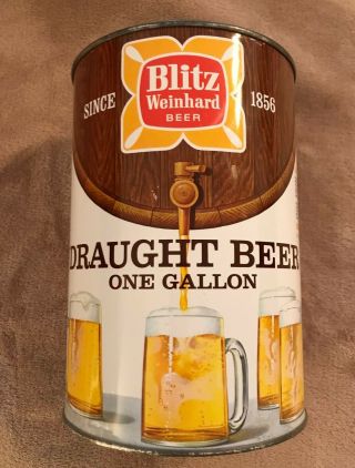 Blitz Weinhard Draft Beer Gallon Can By Blitz - Weinhard Very