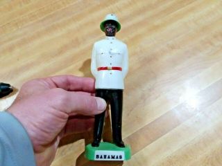 Vintage Reliable Toy Co.  Bahamas Police Plastic Figure 8 " Tall