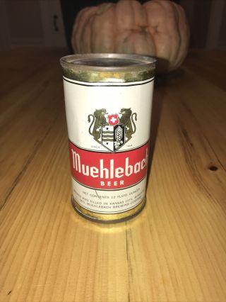 Muehlebach Beer Kansas City Missouri 12 Ounce Flat Top Can 1950 