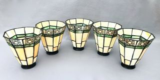 Tiffany Style Lamp Shades Set Of 5 For Ceiling Lamp/fan Hampton Bay