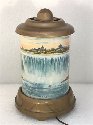Vintage Econolite Roto - Vue Junior Niagara Falls Motion Lamp A B Leech 1950