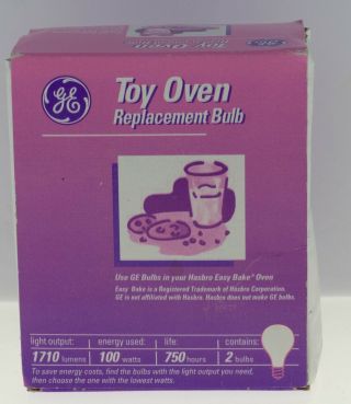 Vintage Ge Light Bulbs For Toy Oven Easy Bake Hasbro 2 Bulbs