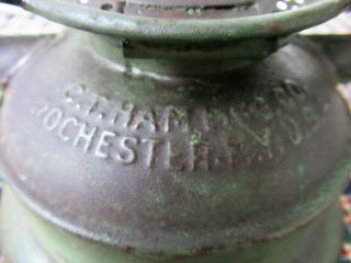Antique Lantern CT HAM No 2 Cold Blast Primitive Oil Kerosene,  1900 - 1910 Orig Pt 2