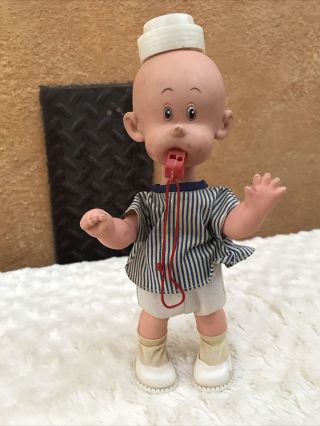 Vtg Perfekta Carl Anderson Jointed Doll Henry Comic Strip Boy Dressed W Whistle