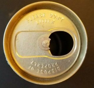 Harley - Davidson Beer Can (empty) 12 oz.  Aluminum 1989 3