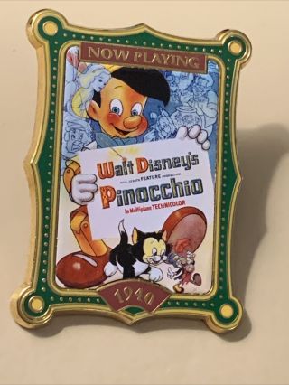 Disney 2001 Pinocchio Poster - 100 Years Of Dreams Pin - Pins