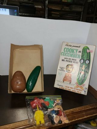 1960s Hasbro Cooky The Cucumber Mr.  Potato Head Boxed Toy